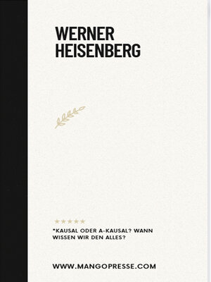 cover image of WERNER HEISENBERG